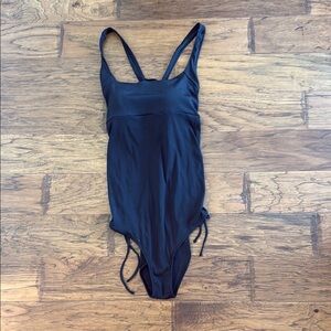 Black One-Piece Swimsuit